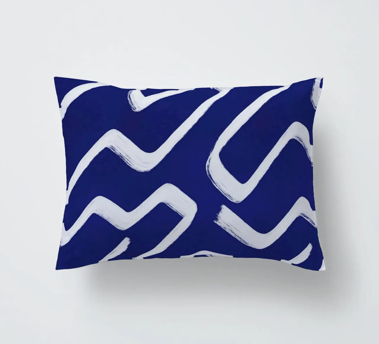 Ultramarine line art cuscino da Little Dean