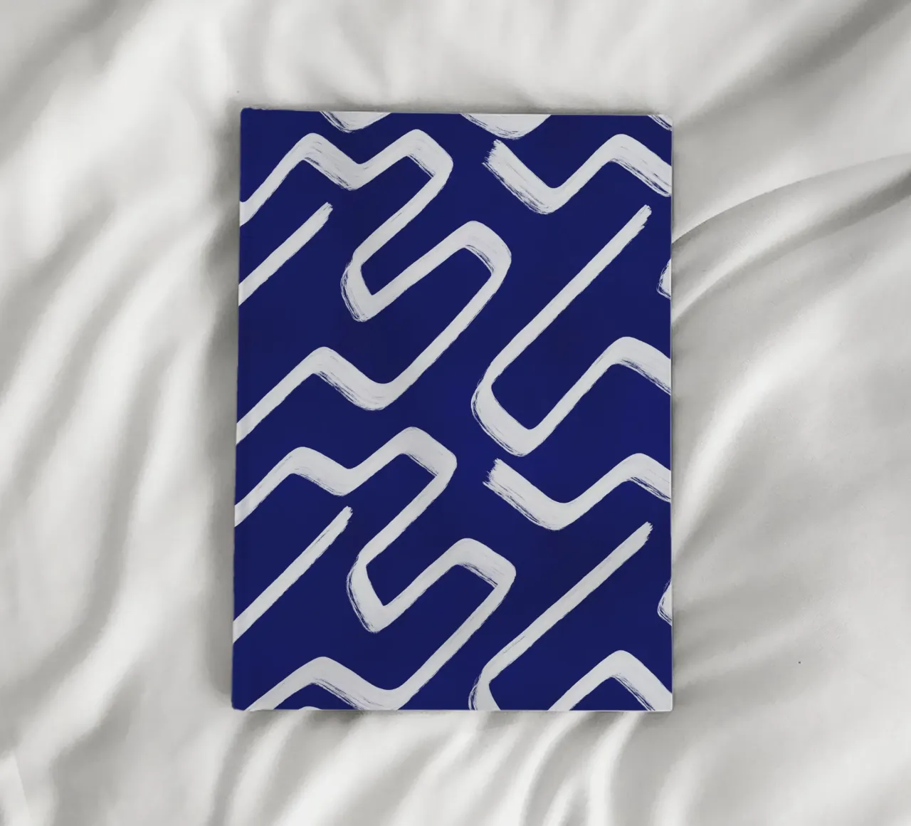 Ultramarine line art notebook by Little Dean