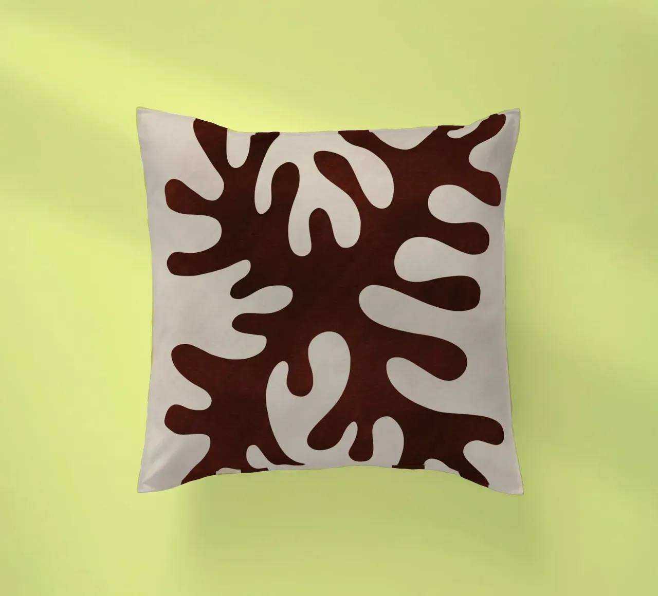 Silhouette corallo 04 cuscino da Little Dean