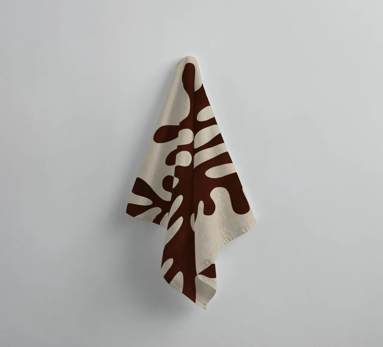 Silhouette corallo 04 asciugamano da bagno da Little Dean