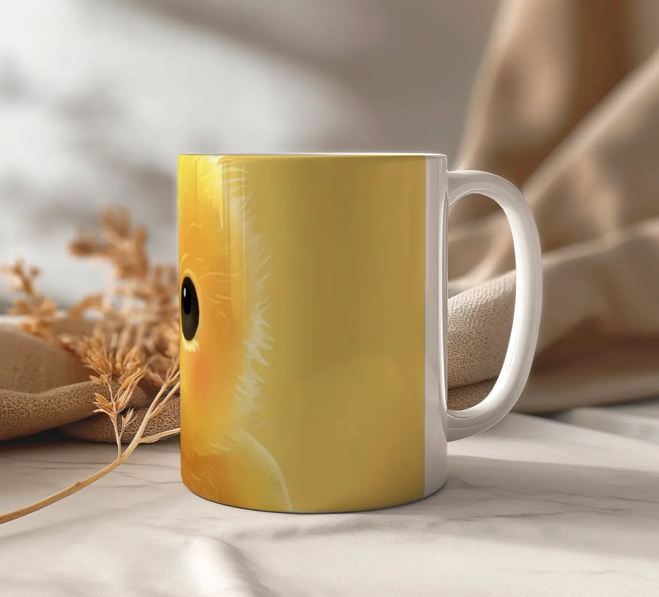 Pulcino allegro tazza in ceramica da DesignDoodle