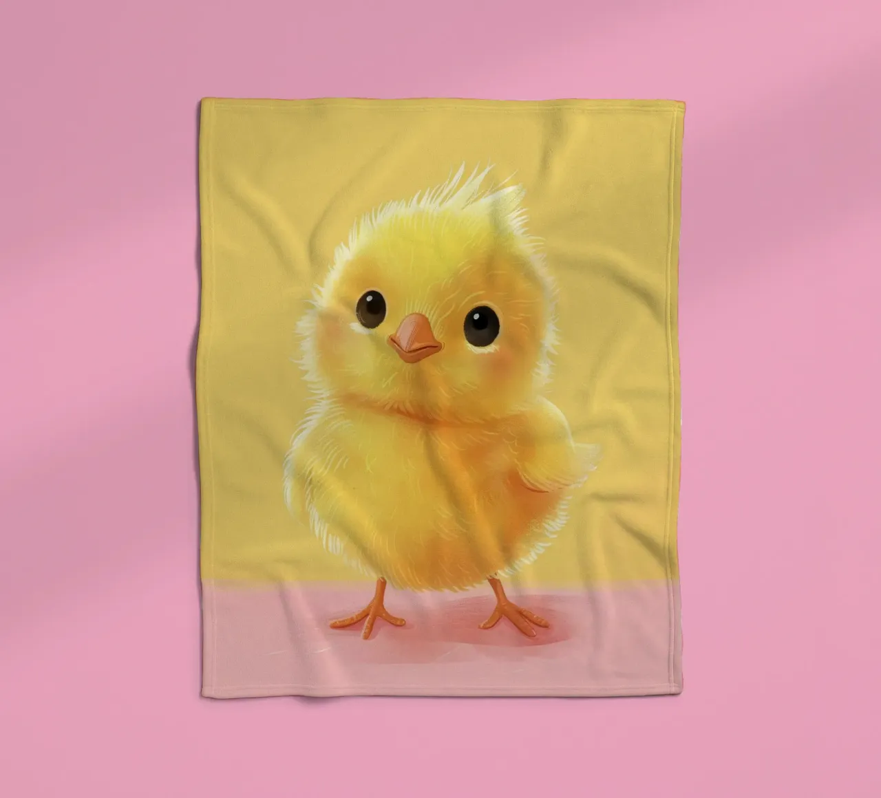 Pulcino allegro coperta in pile da DesignDoodle