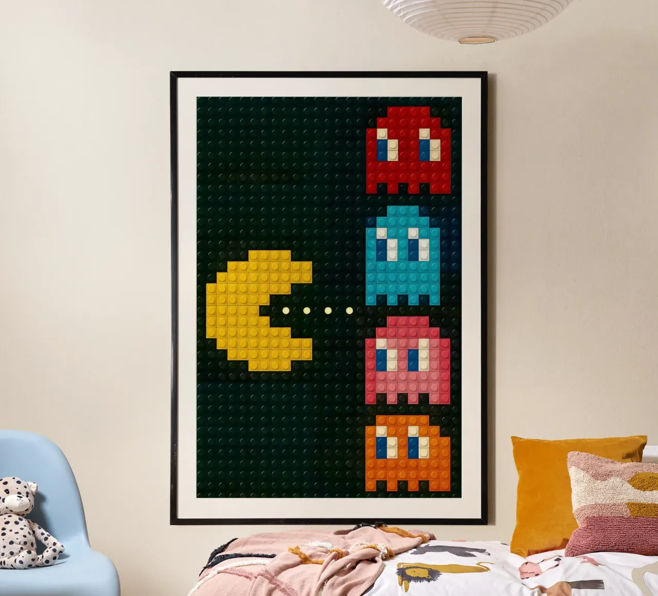 PAC-BRICK poster avec cadre en plastique de KUNSTstück