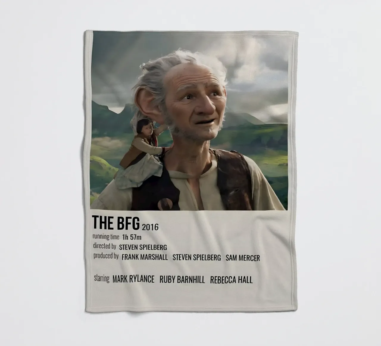 THE BFG 2016 coperta in pile da MVFminimalist