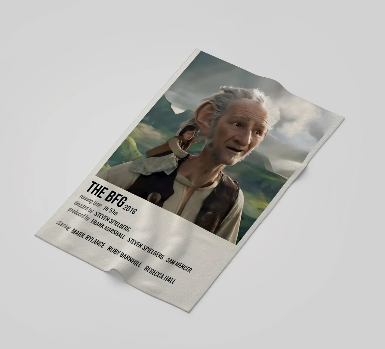 THE BFG 2016 telo mare da MVFminimalist