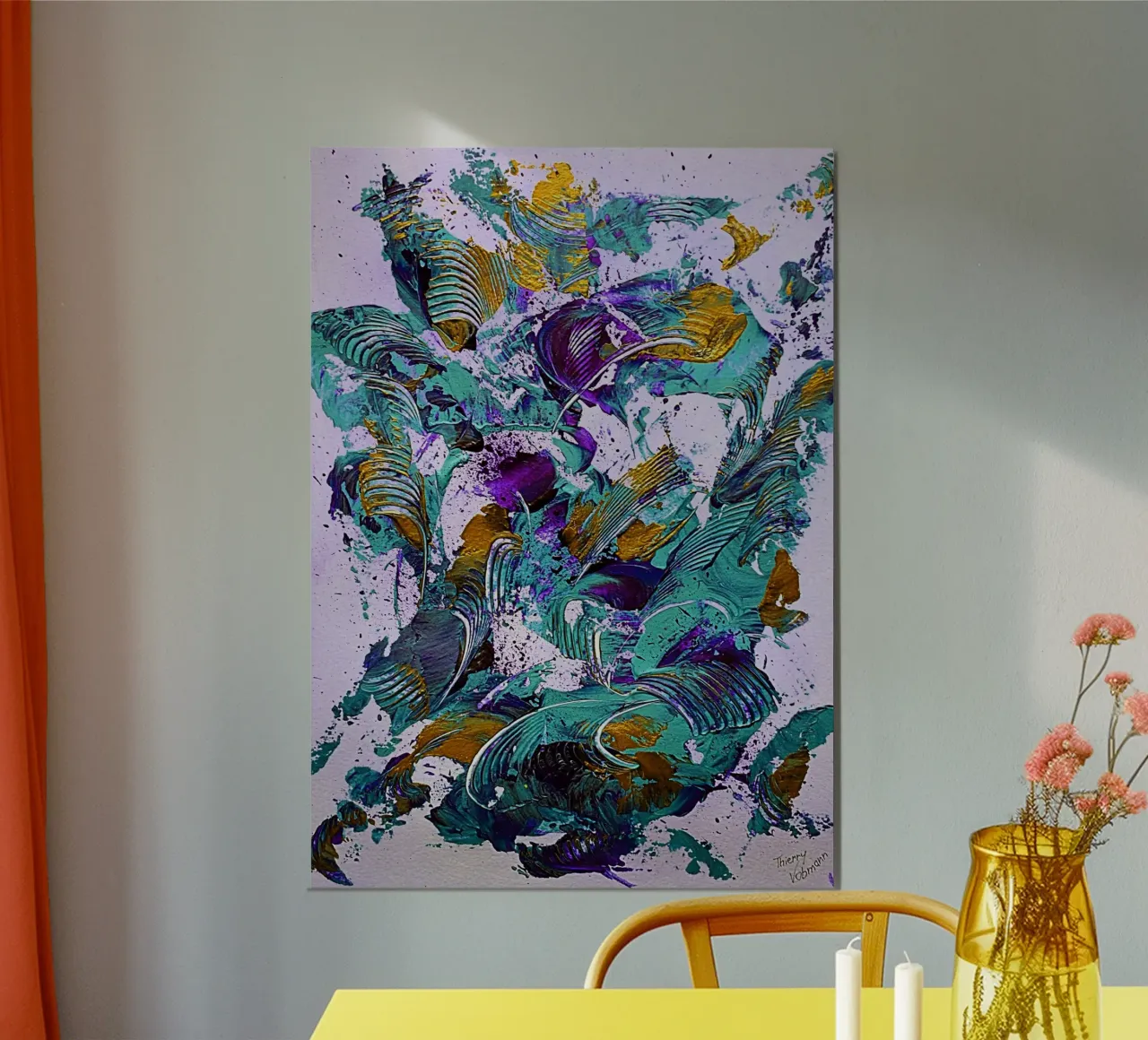 IDEAL GIFT 53 invers poster da Thierry Vobmann Abstract painting