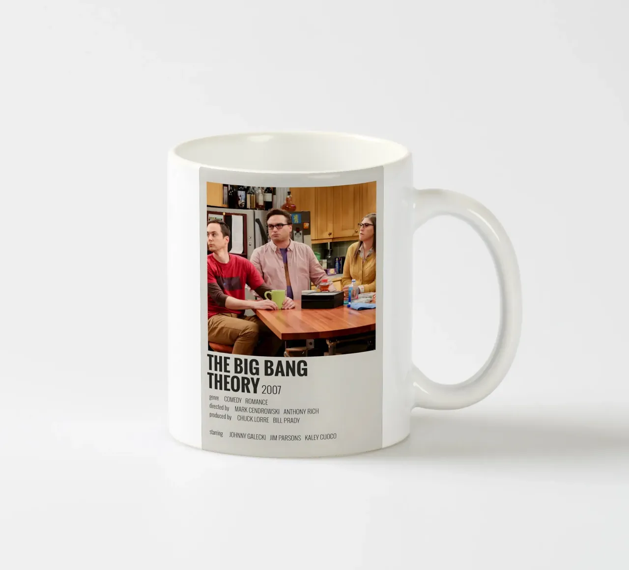 THE BIG BANG THEORY 2007 tazza in ceramica da MVFminimalist