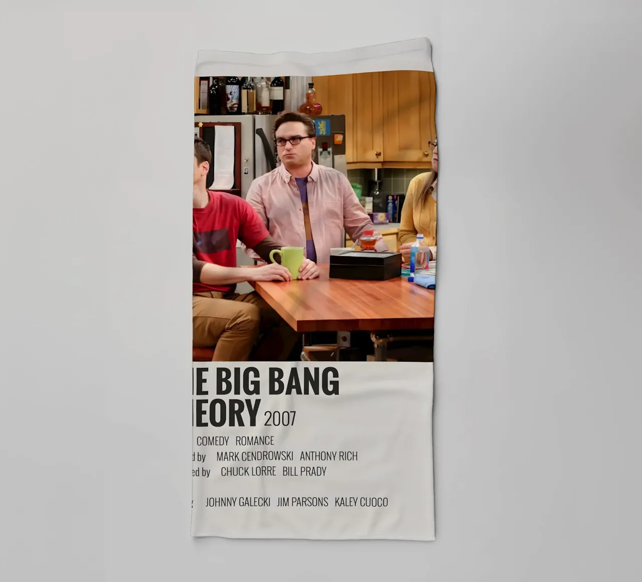 THE BIG BANG THEORY 2007 asciugamano da bagno da MVFminimalist