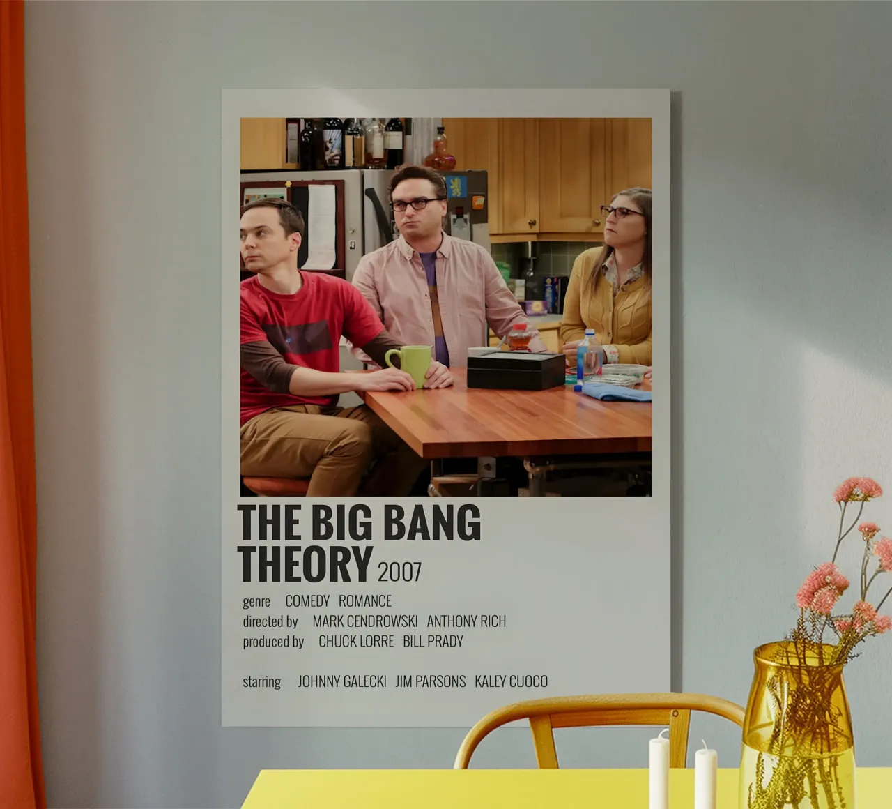 THE BIG BANG THEORY 2007 plexiglass da MVFminimalist
