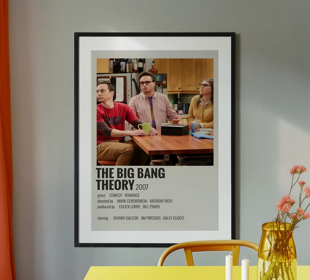 THE BIG BANG THEORY 2007 carta hahnemühle da MVFminimalist