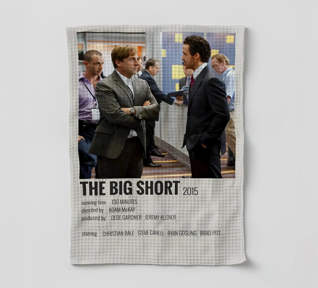 THE BIG SHORT 2015 canovaccio da cucina da MVFminimalist