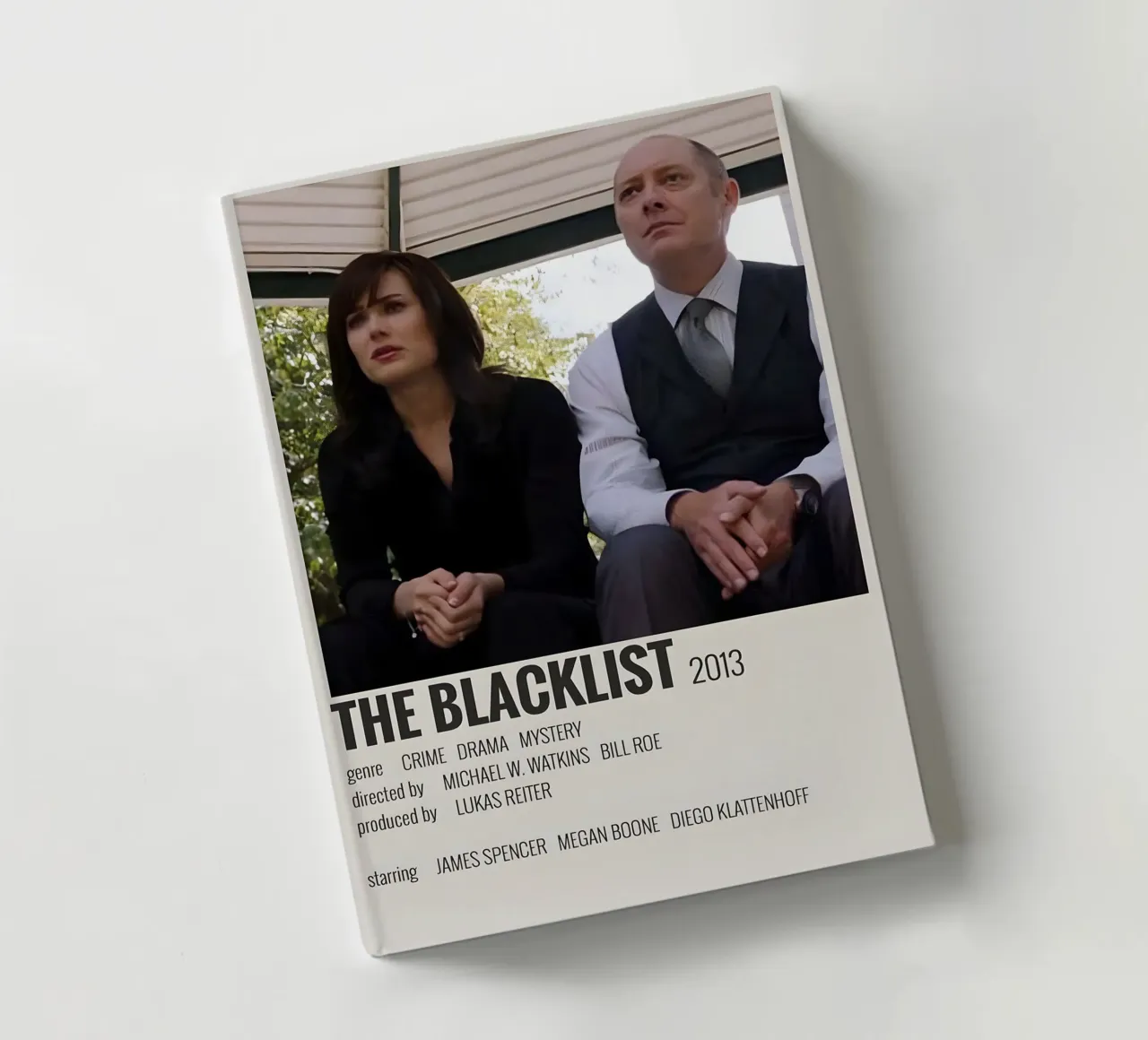 THE BLACKLIST 2013 notebook by MVFminimalist