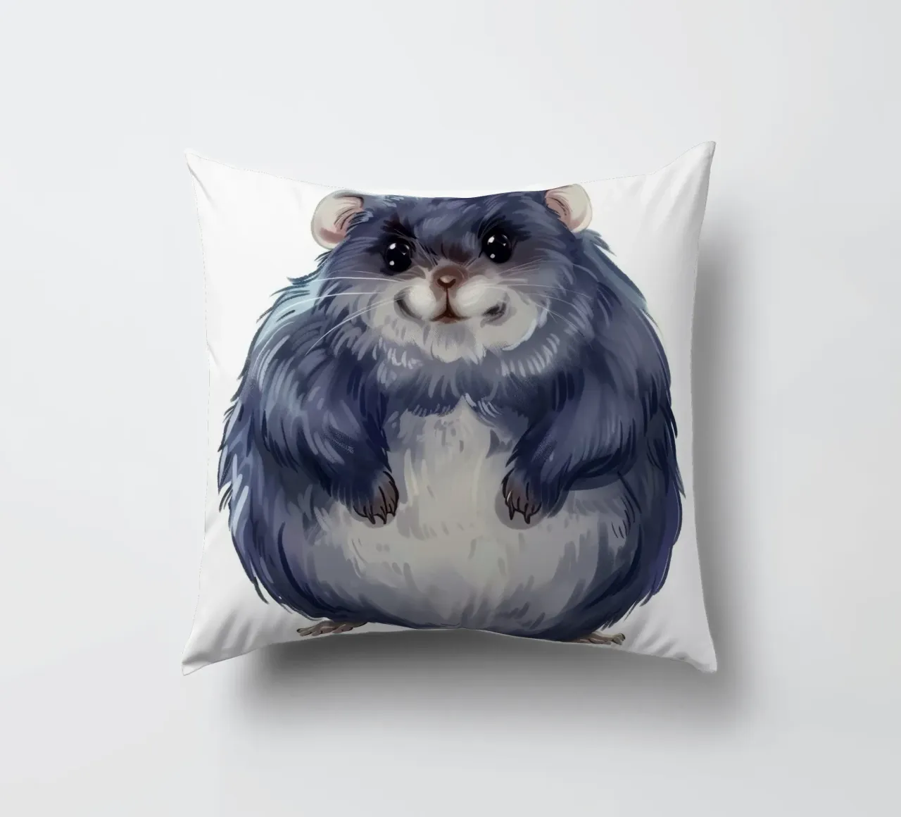 cincillà paffuto e soffice, pieno di calore e simpatia cuscino da DesignDoodle