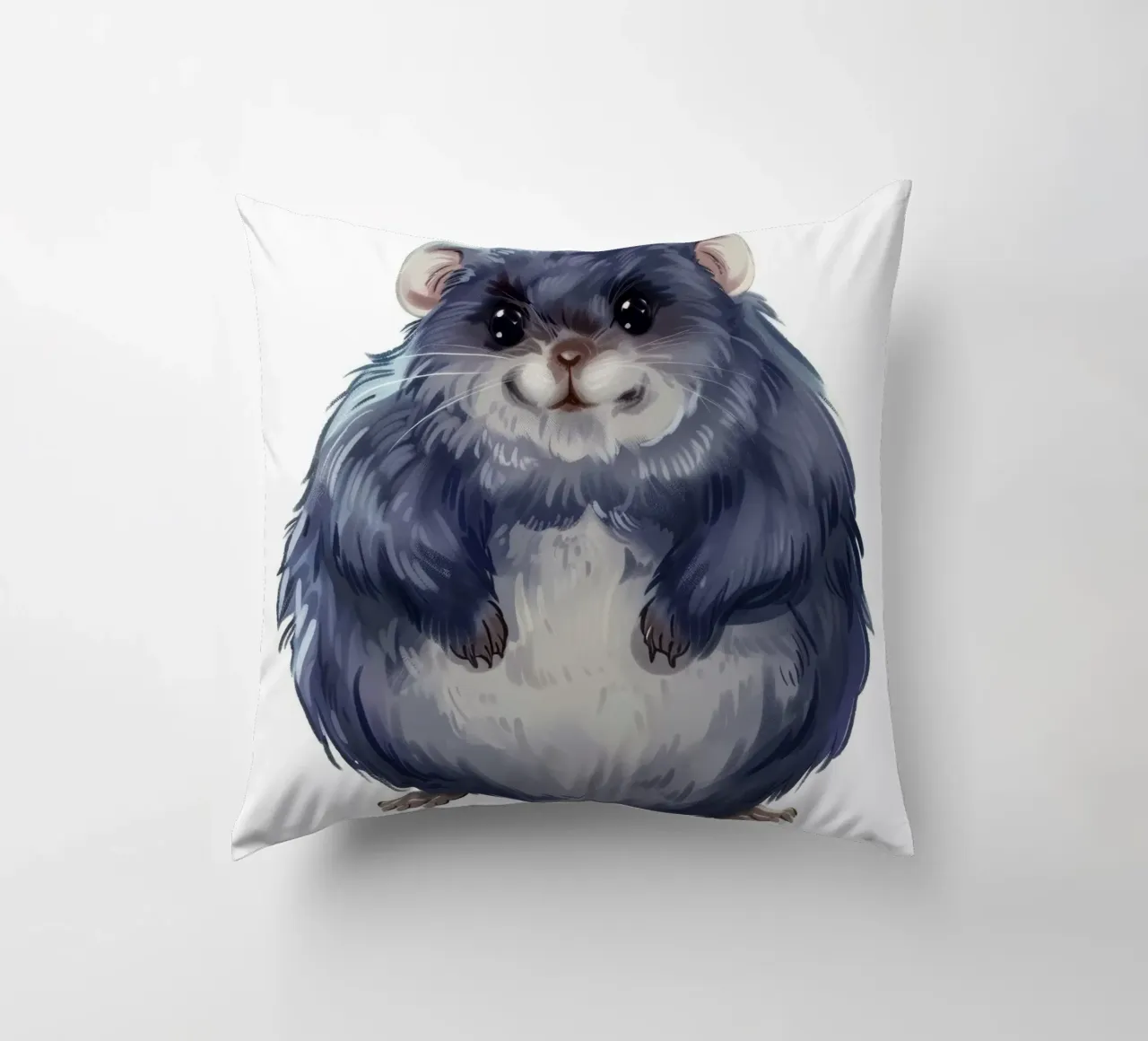cincillà paffuto e soffice, pieno di calore e simpatia cuscino da DesignDoodle