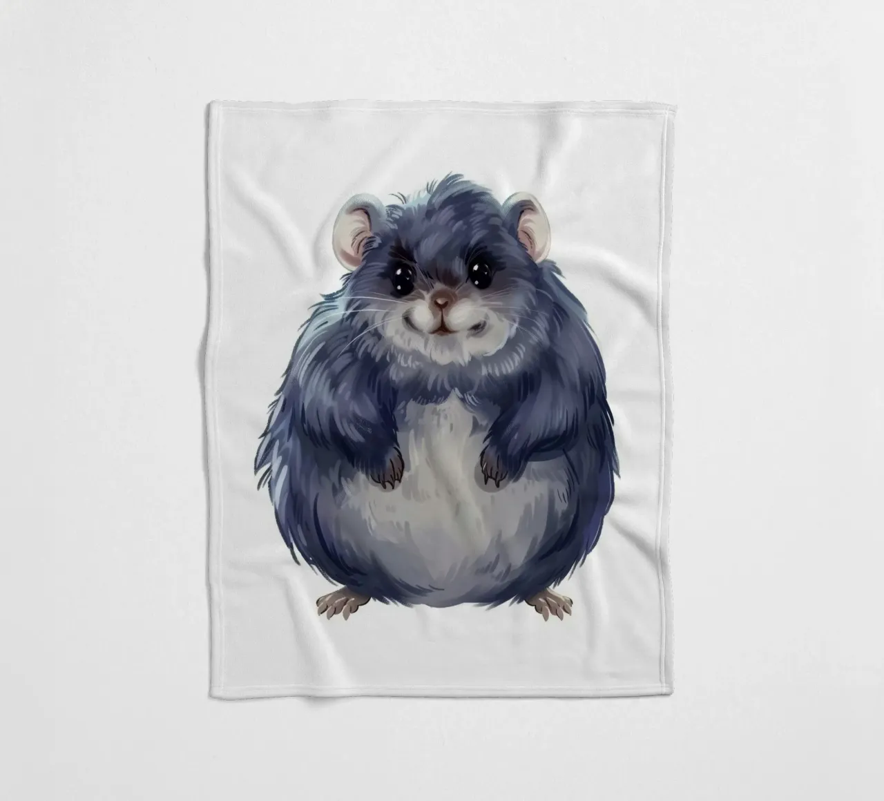 cincillà paffuto e soffice, pieno di calore e simpatia coperta in pile da DesignDoodle