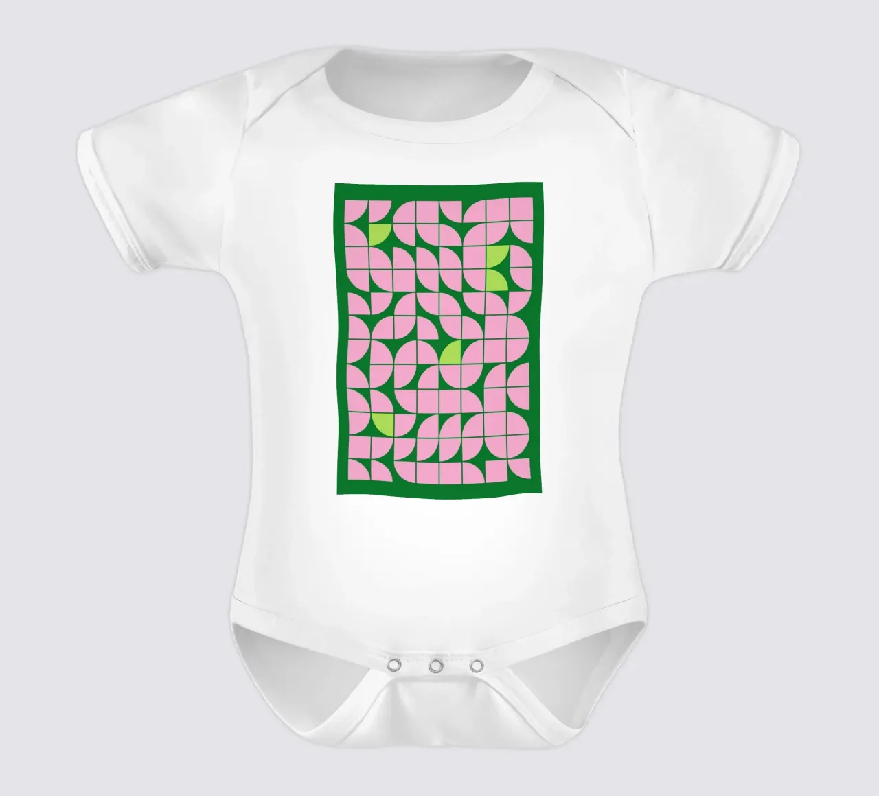 Geometric 4 body neonato maniche corte da Studio One