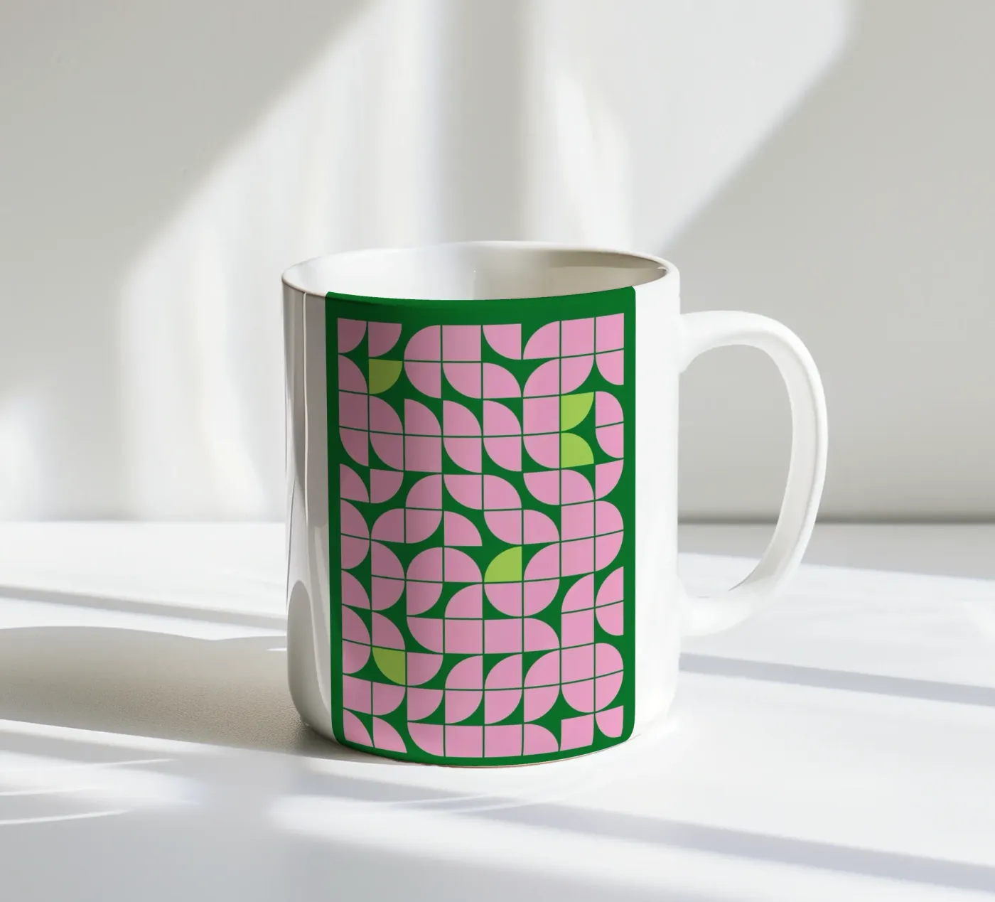 Geometric 4 ceramic mug by Studio One