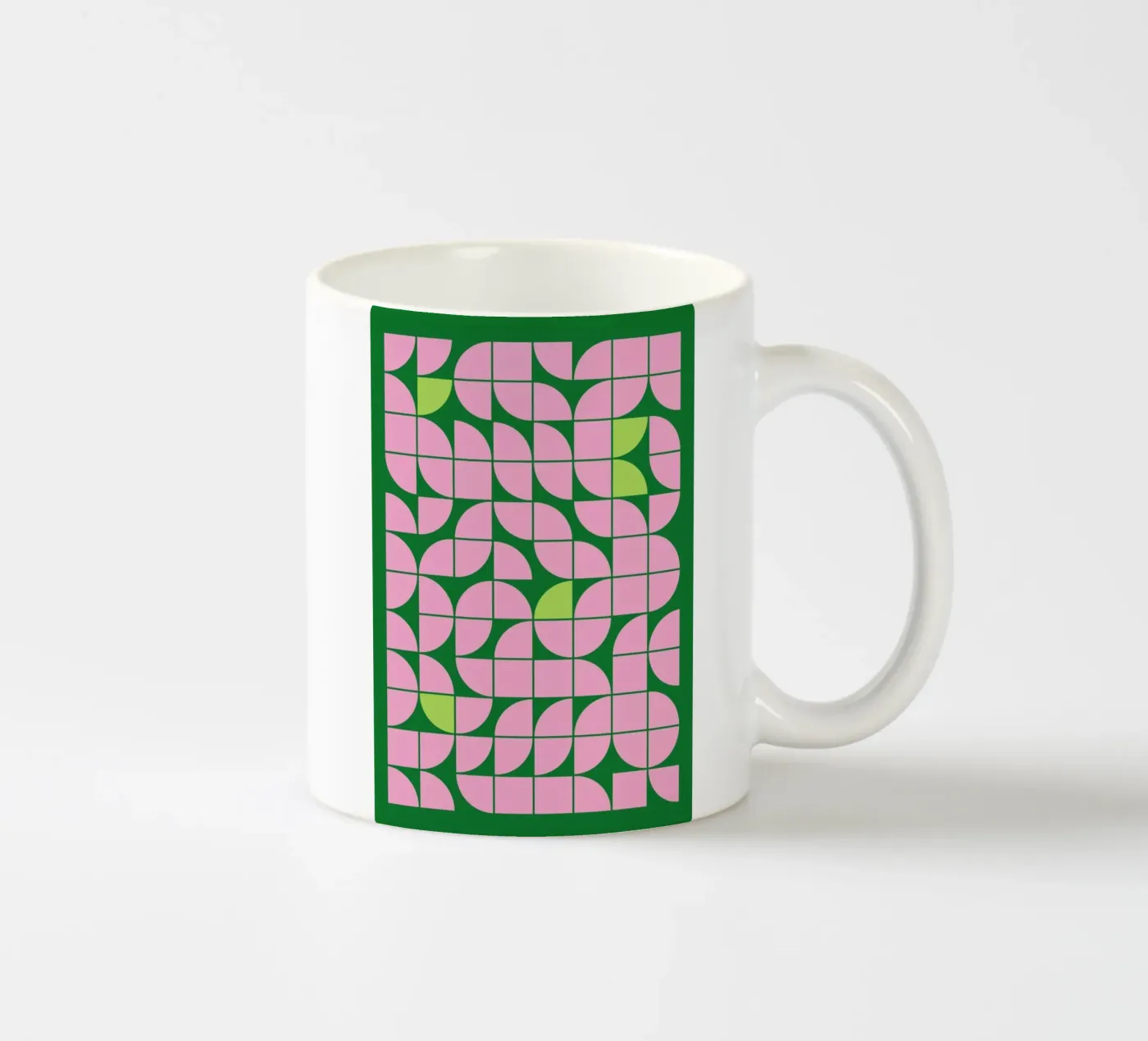 Geometric 4 ceramic mug by Studio One