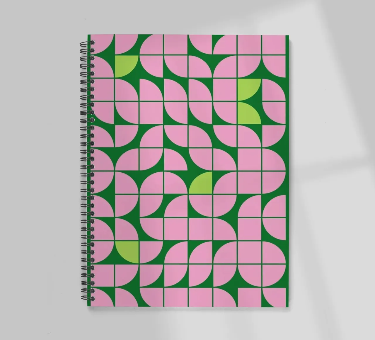 Geometric 4 spiral notebook by Studio One