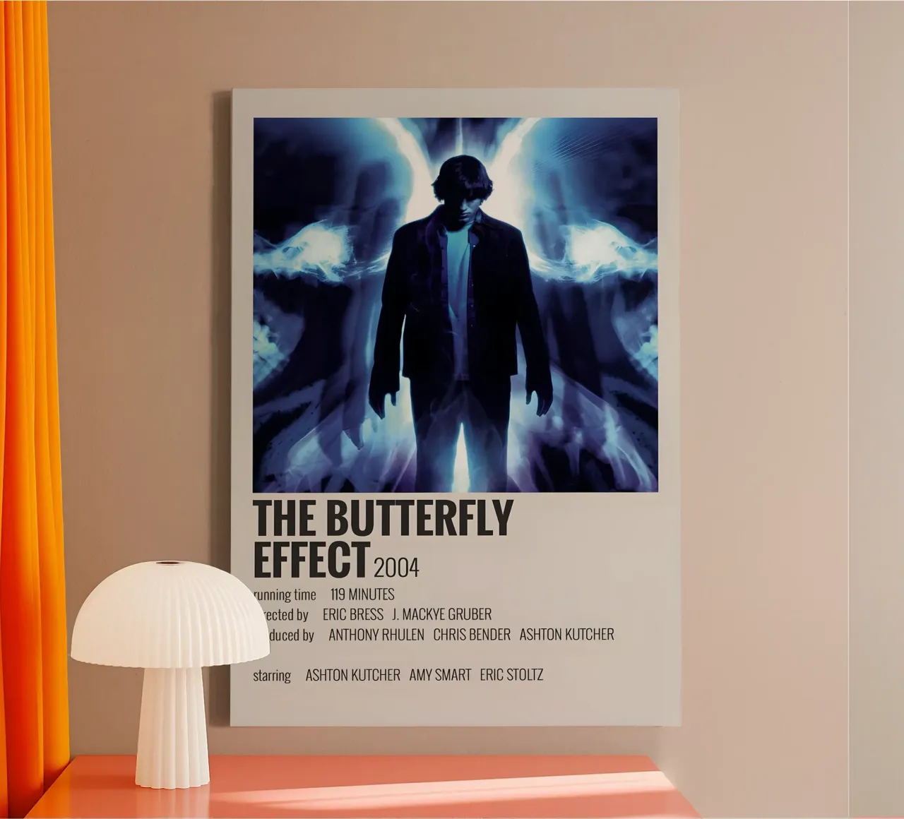 THE BUTTERFLY EFFECT 2004 tela con Cornice a cassetta da MVFminimalist