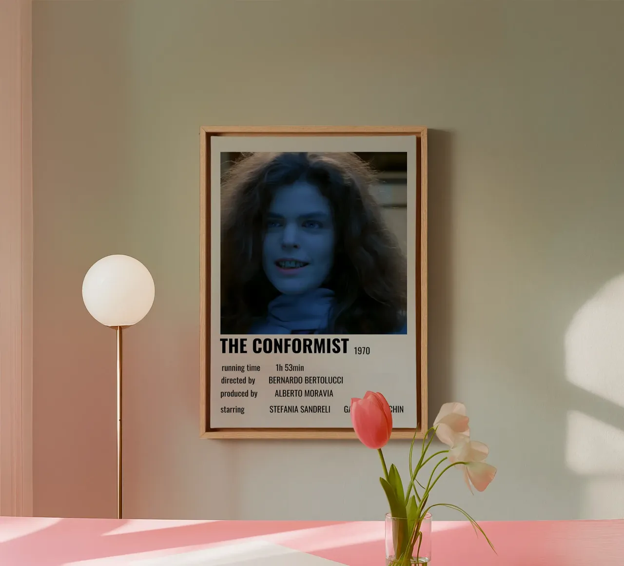 THE CONFORMIST 1970 tela con Cornice a cassetta da MVFminimalist