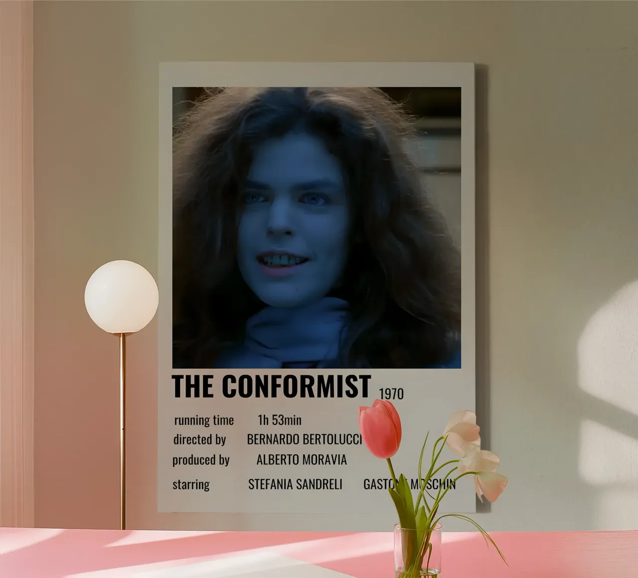 THE CONFORMIST 1970 tela con Cornice a cassetta da MVFminimalist