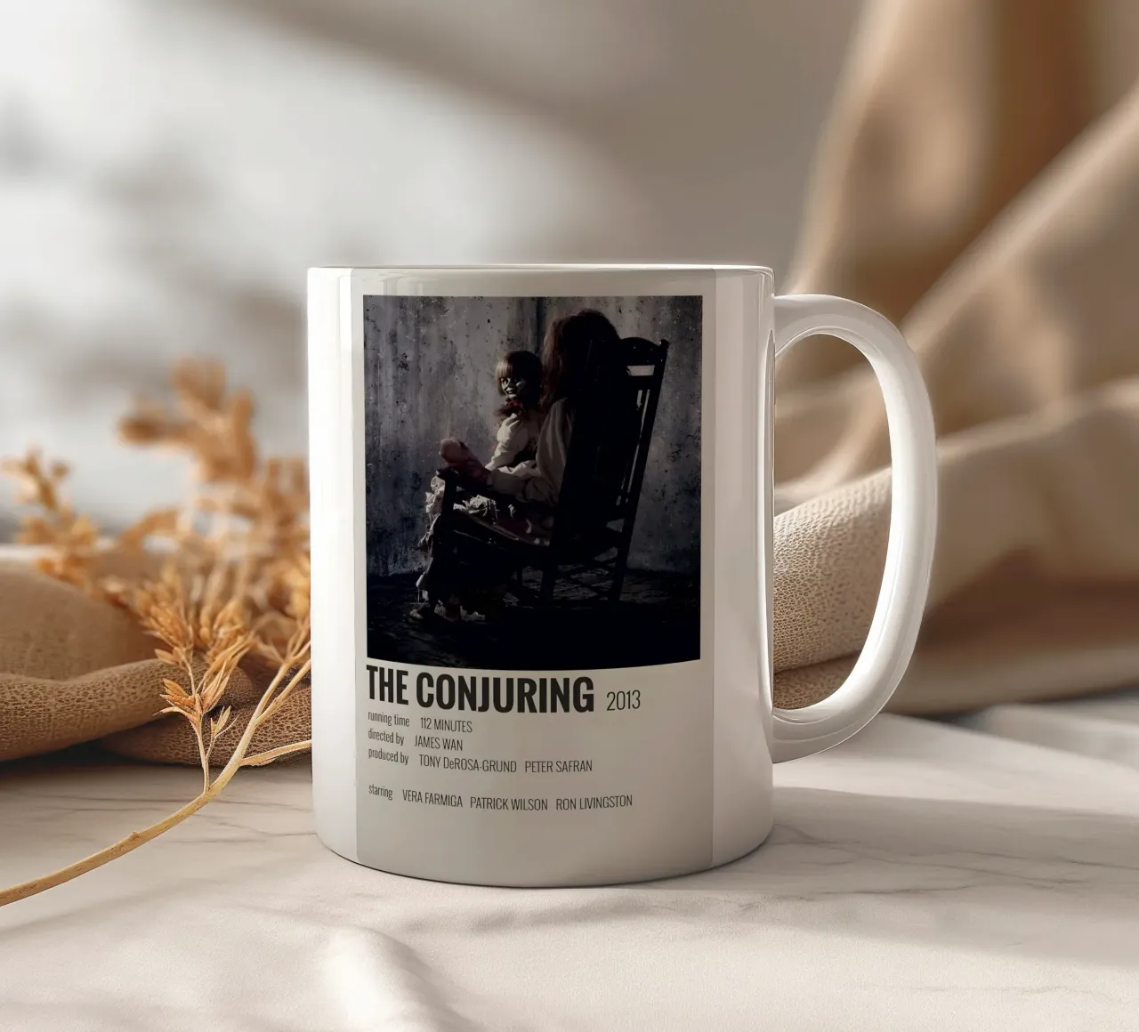 THE CONJURING 2013 tazza in ceramica da MVFminimalist
