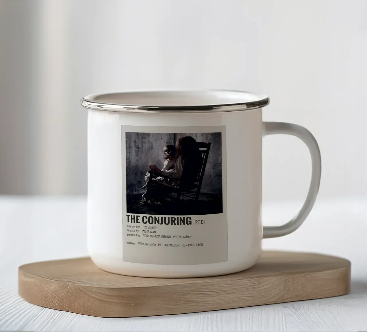 THE CONJURING 2013 tazza in smalto da MVFminimalist