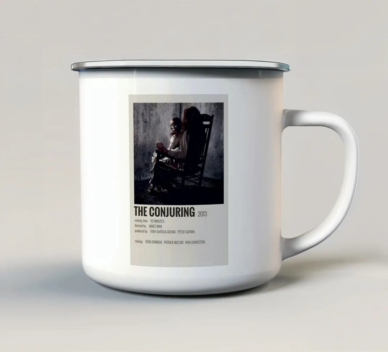 THE CONJURING 2013 tazza in smalto da MVFminimalist