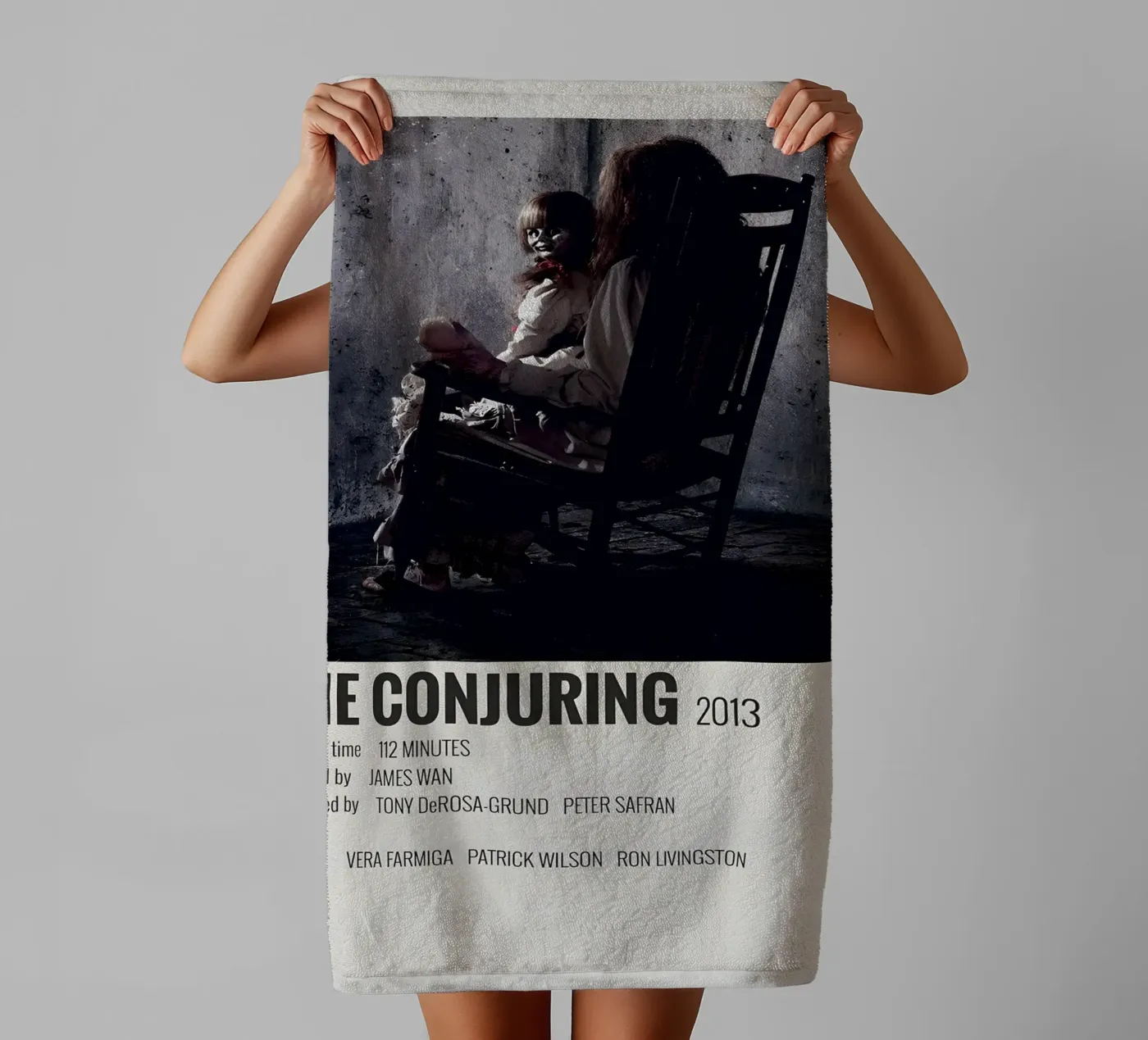 THE CONJURING 2013 towel by MVFminimalist