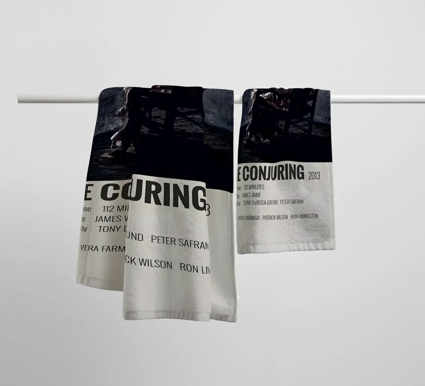 THE CONJURING 2013 towel by MVFminimalist