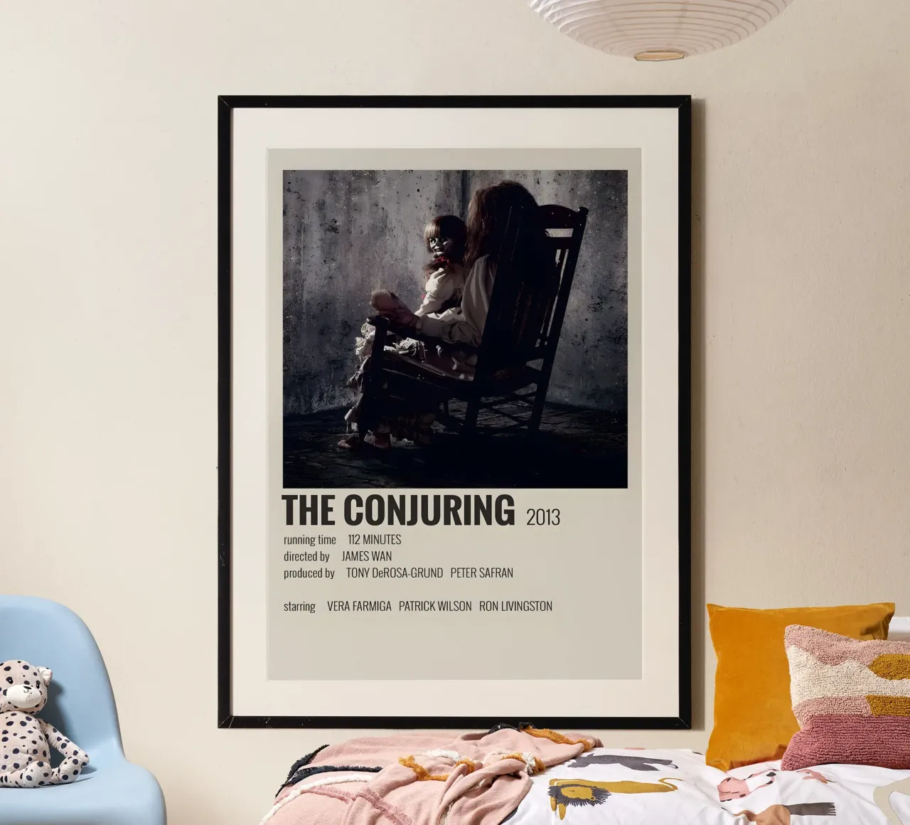 THE CONJURING 2013 poster da MVFminimalist