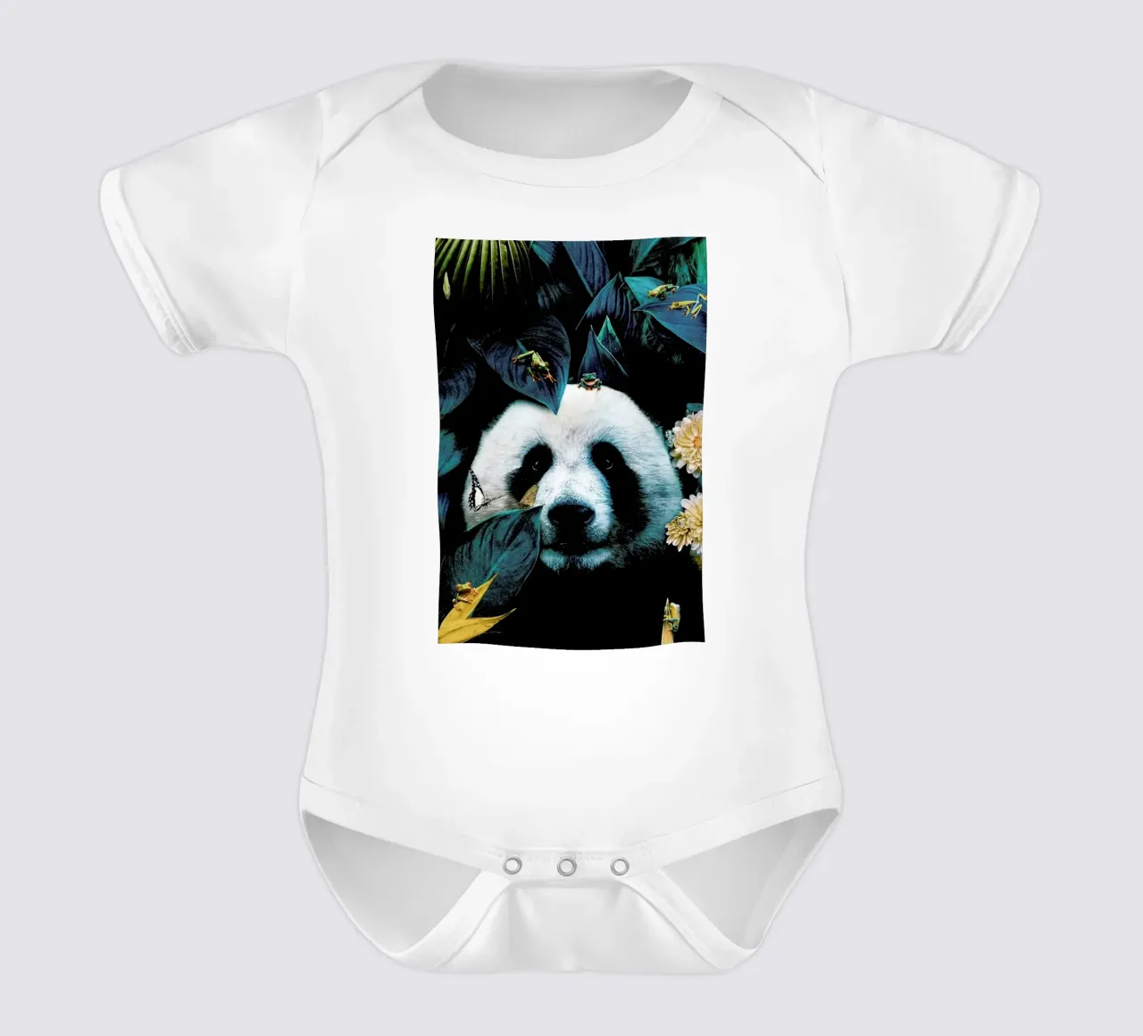 Panda body neonato maniche corte da Wouter Rikken