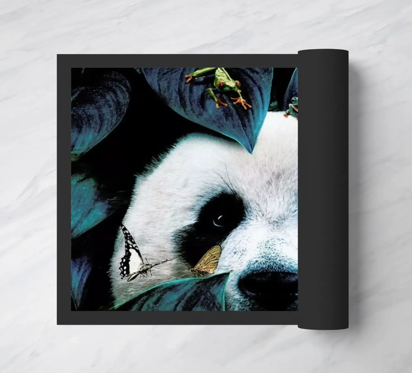 Panda doormat by Wouter Rikken