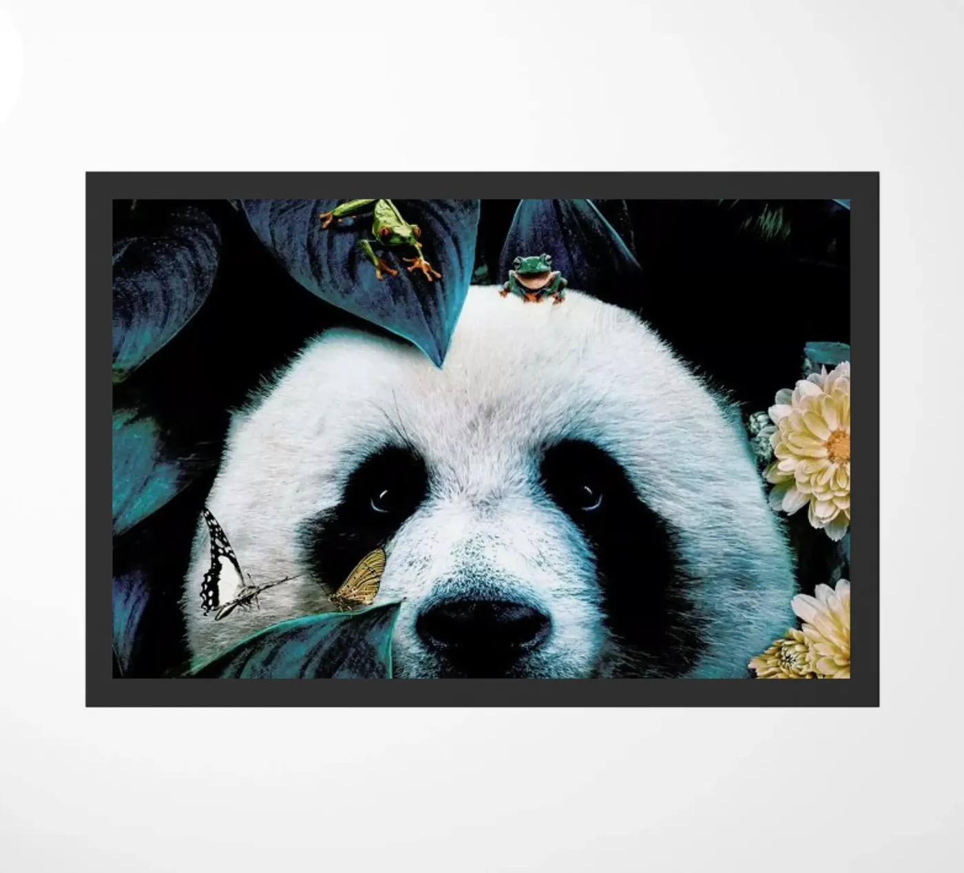 Panda doormat by Wouter Rikken