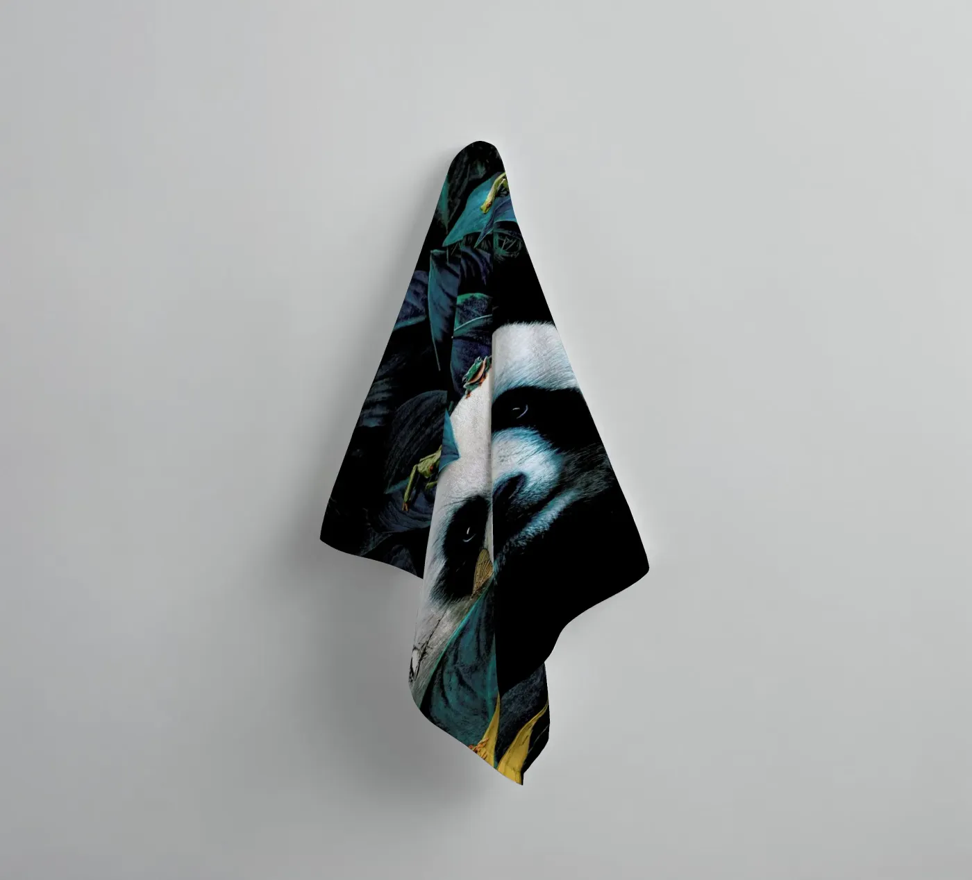 Panda badhanddoek van Wouter Rikken