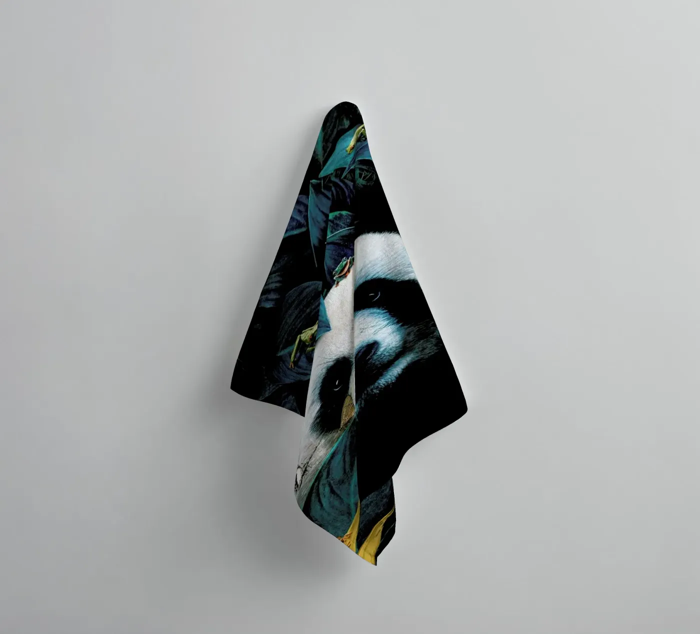 Panda badhanddoek van Wouter Rikken