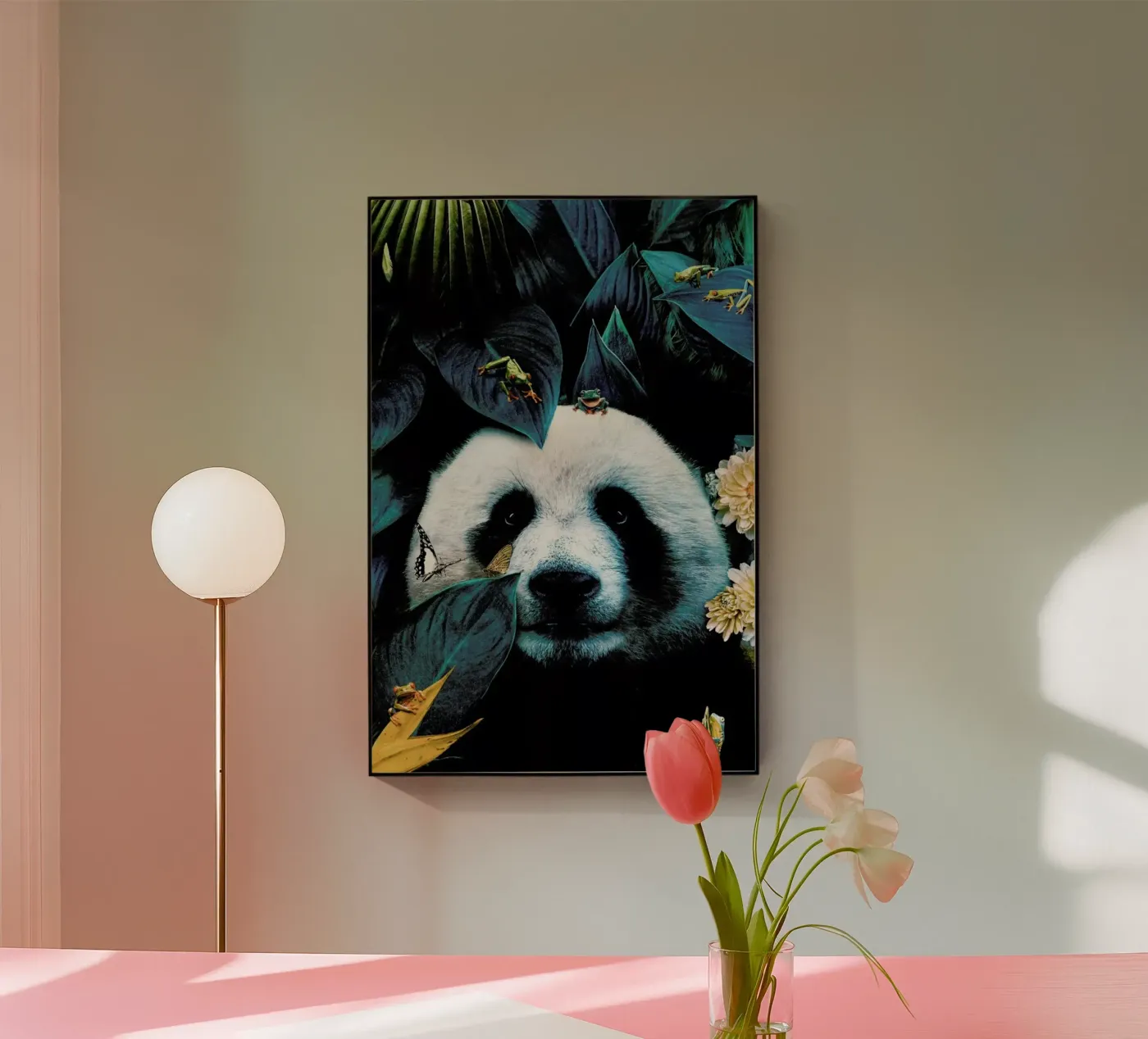 Panda plexiglas de Wouter Rikken