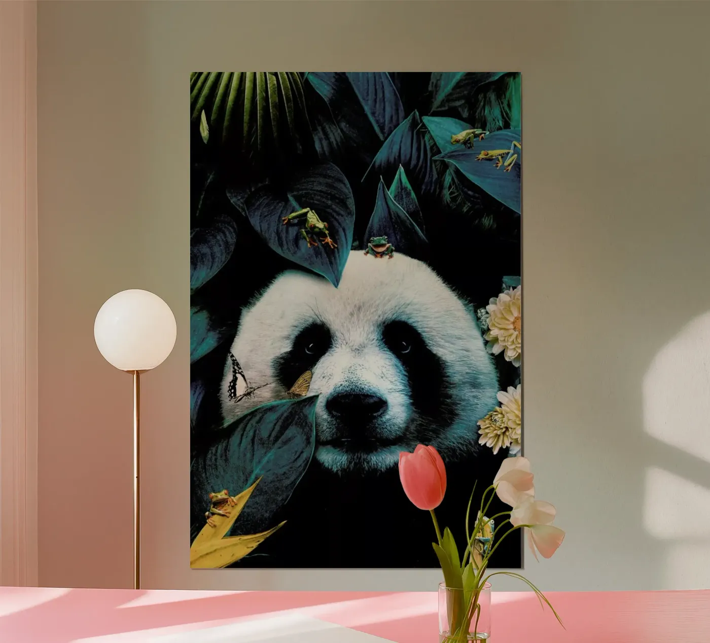 Panda Poster von Wouter Rikken