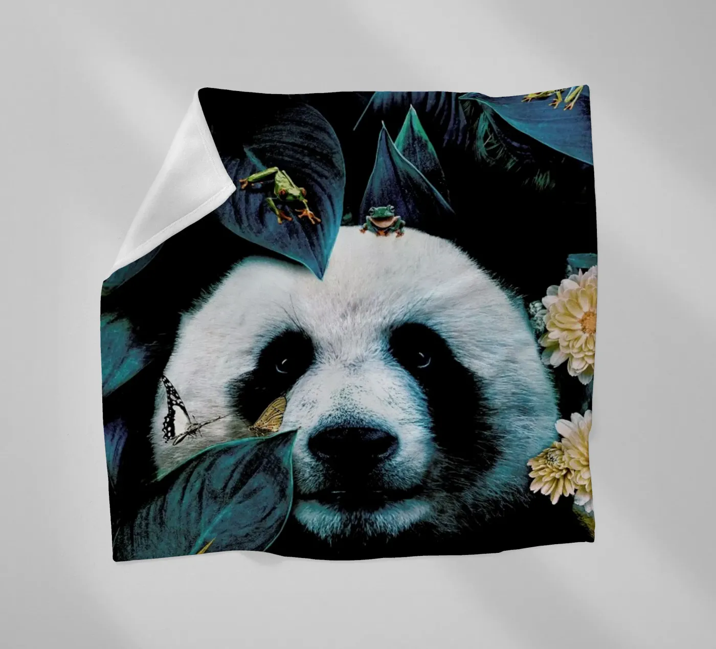 Panda Fleecedecke von Wouter Rikken