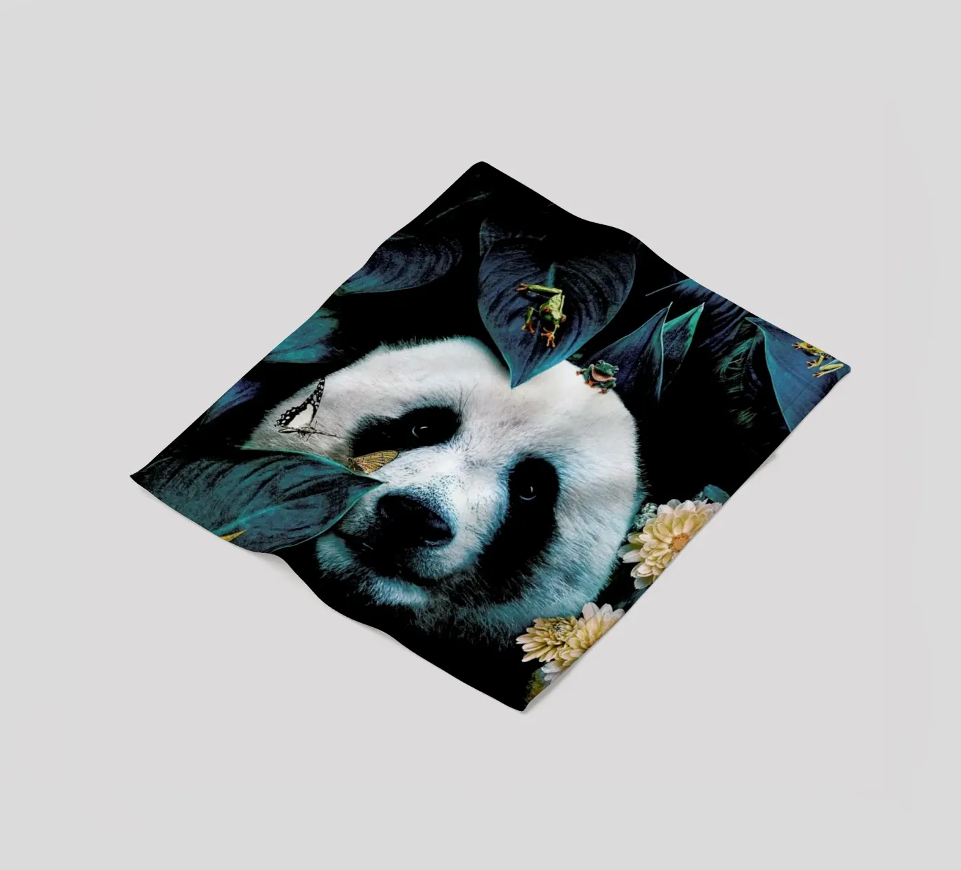 Panda fleecedeken van Wouter Rikken