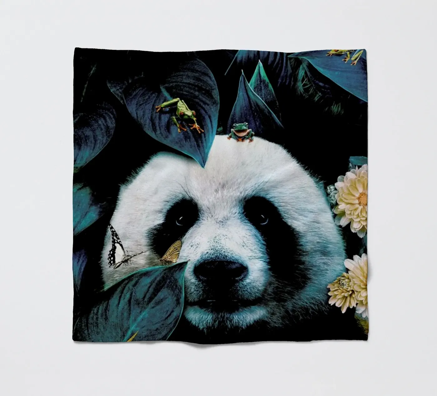 Panda Fleecedecke von Wouter Rikken