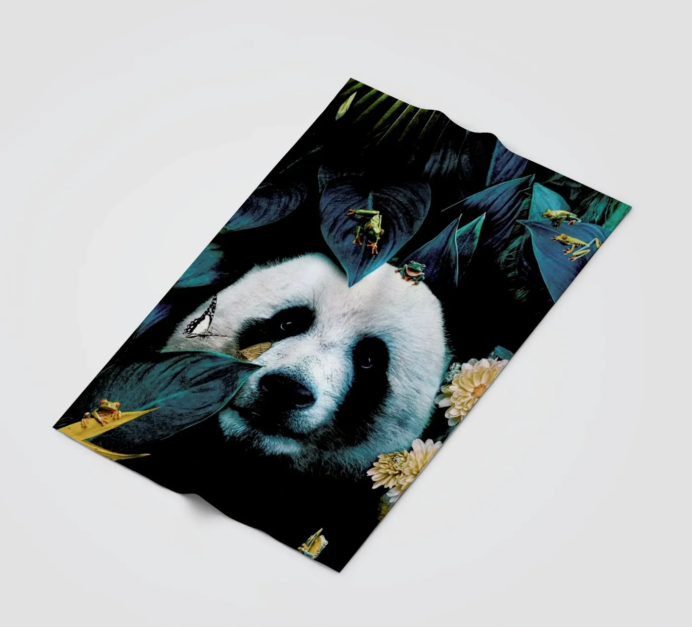 Panda fleecedeken van Wouter Rikken