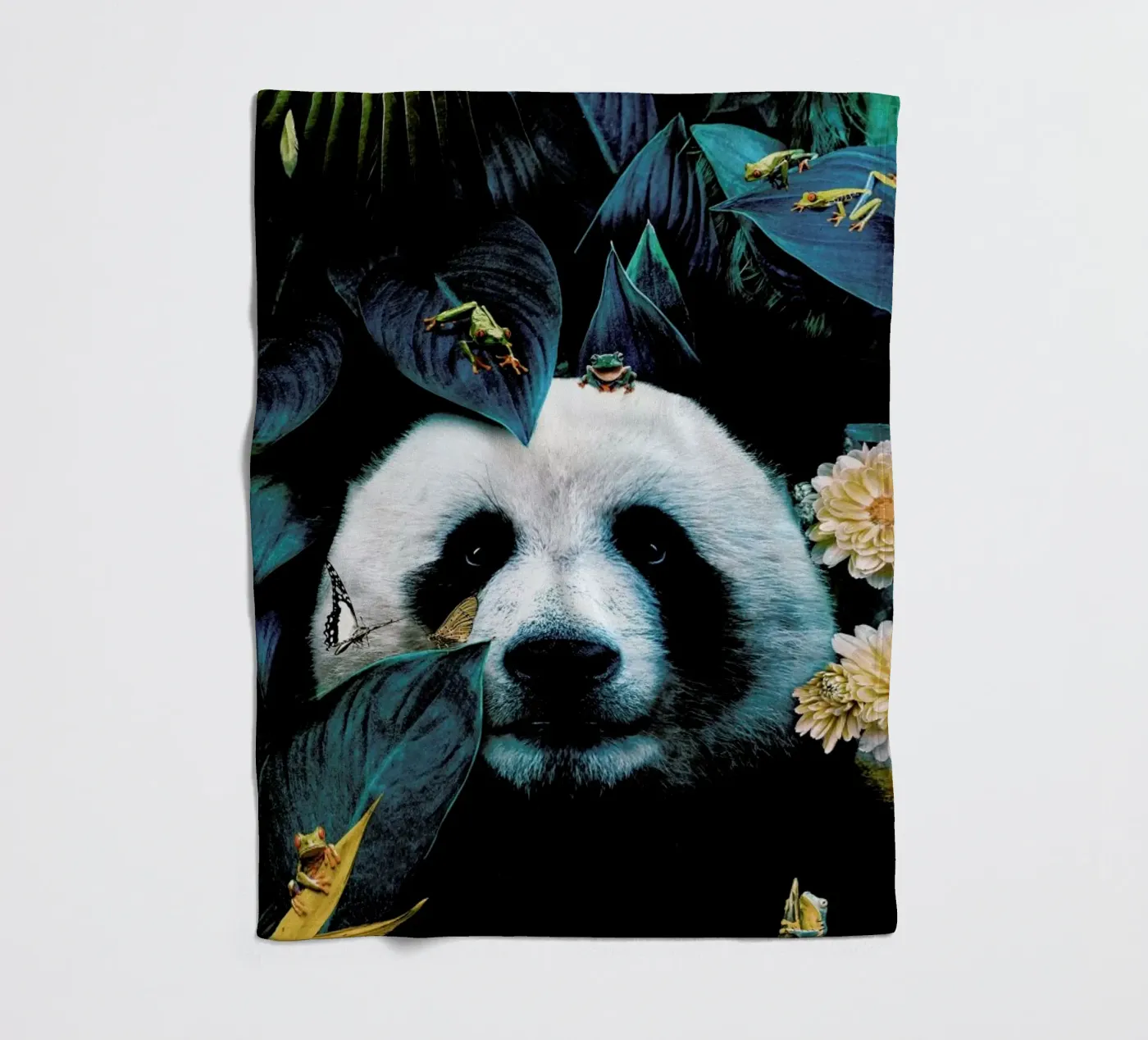 Panda fleecedeken van Wouter Rikken