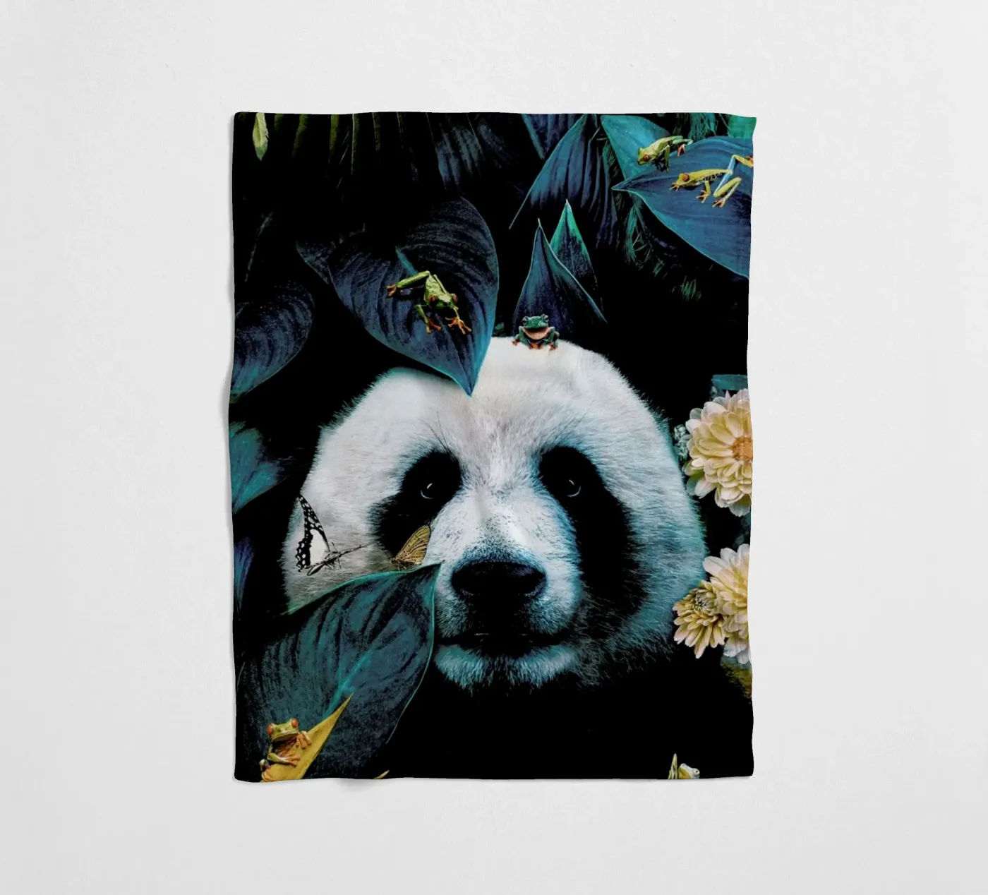 Panda fleecedeken van Wouter Rikken
