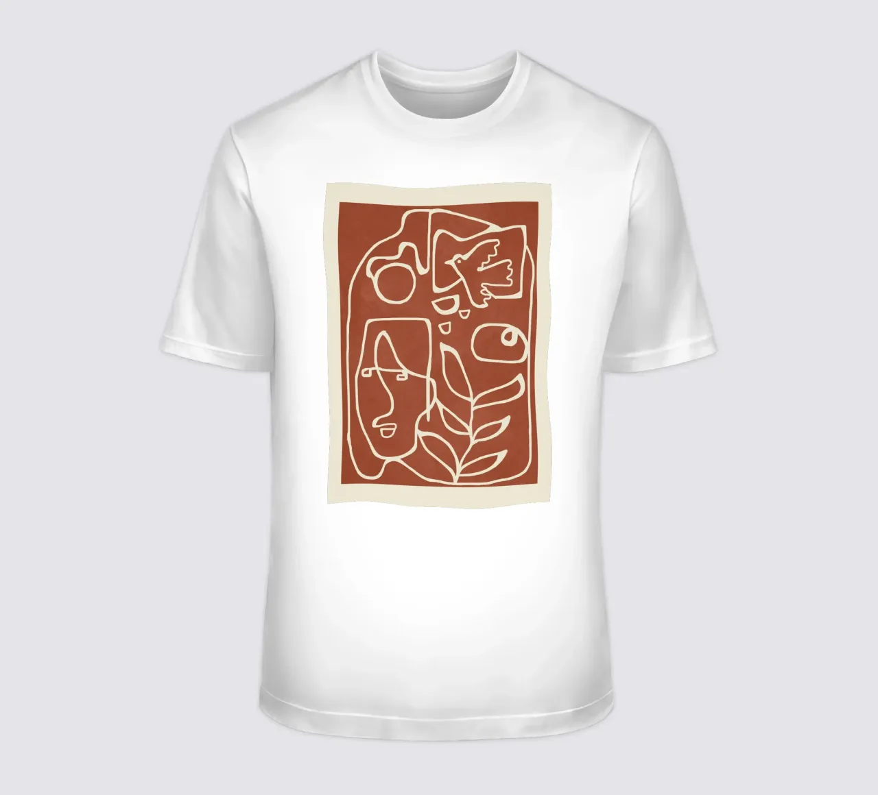 Paleolithic Abstract Art 2 t-shirt da Flow Line
