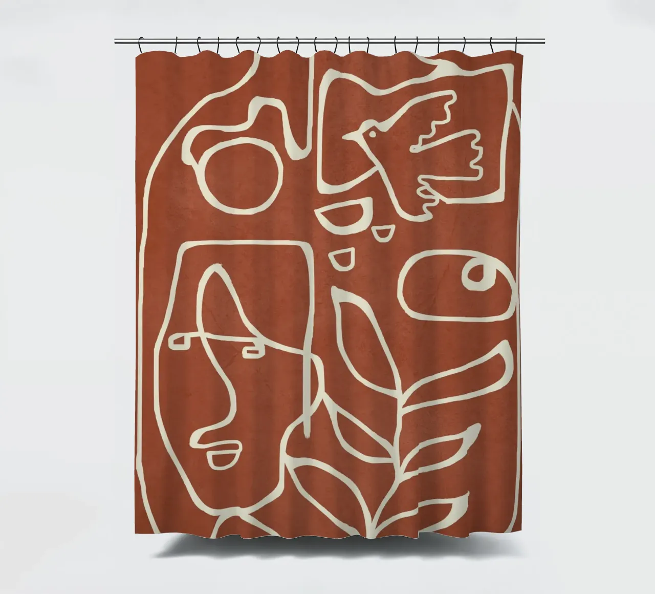 Paleolithic Abstract Art 2 tenda da doccia da Flow Line