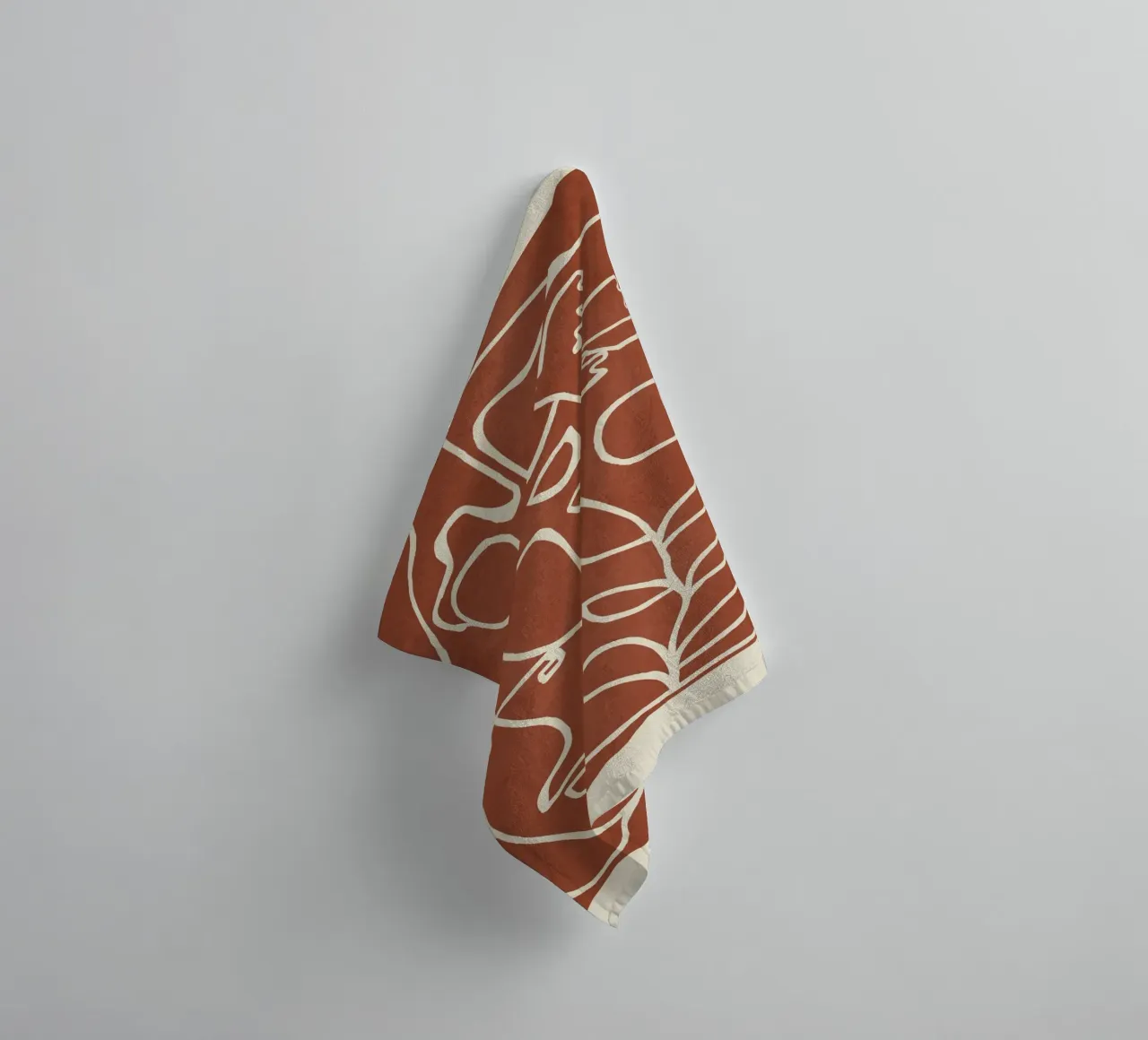 Paleolithic Abstract Art 2 asciugamano da bagno da Flow Line