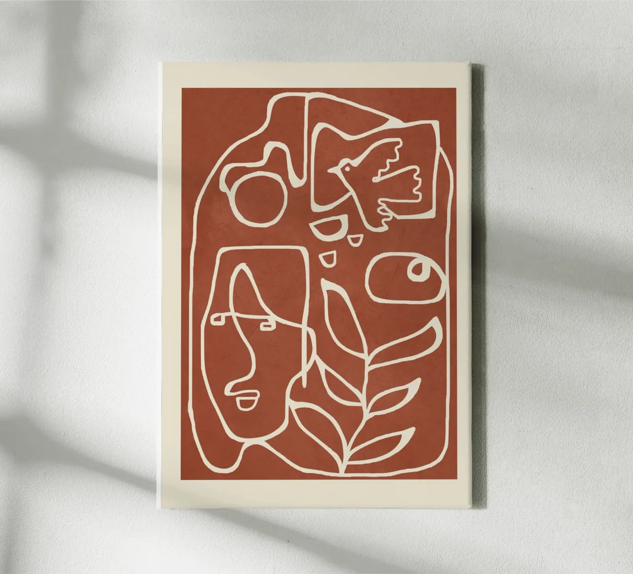 Paleolithic Abstract Art 2 tela da Flow Line
