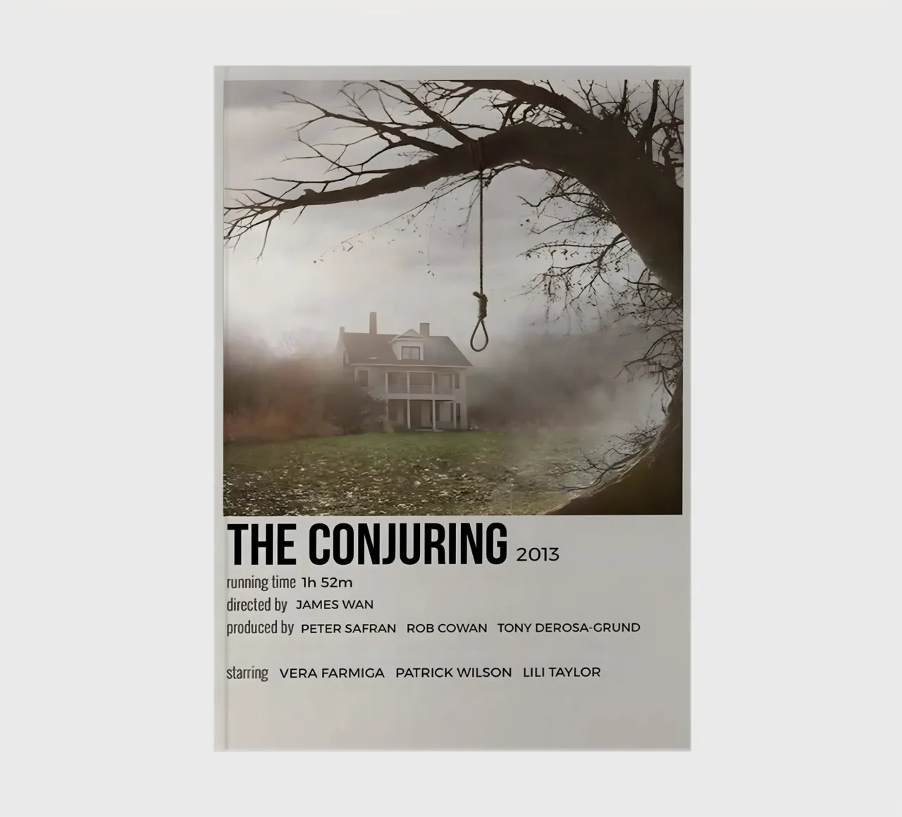 THE CONJURING 2013 notebook by MVFminimalist